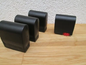 4er Set Fusskappen Bodenschoner / Versteller 45x25 mm Schwarz  MFG - Bild 1 von 3