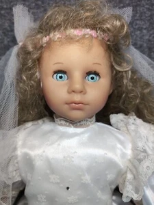 Muñeca Max Zapf de colección 25”-firmada-Julia #40470 colección de cintas y encaje con soporte - Imagen 1 de 22