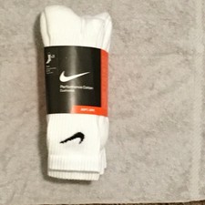 nike performance cotton crew socks