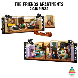NUOVO The Friends Apartments 10292P 2.048P Set di mattoncini da costruzione di alta qualità - Foto 1 di 8