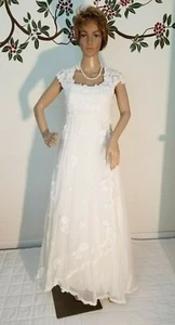 Vintage Classic Romance New York House of Bianchi Boston Wedding Dress (2 pcs) - Picture 1 of 12