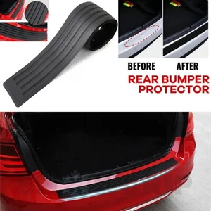 For SKODA KAROQ KODIAQ Rear Trunk Boot Bumper Sill Guard Protector Rubber Black - Picture 1 of 7