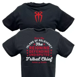 Roman Reigns Undisputed Tribal Chief Mens Black T-shirt - Picture 1 of 10