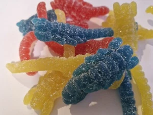 Fizzy Scorpion Sweets | Large Arachnid Fun Party Treats | Yellow Red Blue | HALA - Picture 1 of 5