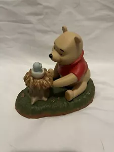 Figurina ceramica Disney Pooh & Friends vintage anni 90 "Benvenuto piccolo" - Foto 1 di 6