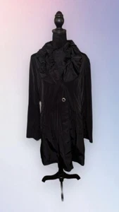 Weatherproof Raincoat With Ruffles - Picture 1 of 5
