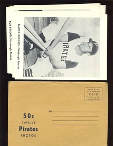 1960 Jay Publishing Pittsburgh Pirates Photo Set (-2) With Envelope - Picture 1 of 1