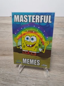 2025 Topps Chrome SpongeBob Masterful Memes IMAGINAAATION MM-4 - Picture 1 of 4