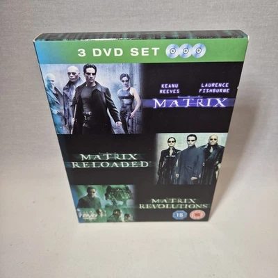 The Matrix/Matrix Reloaded/Matrix Revolutions (Box Set) (DVD, 2006) - Image 1 of 3