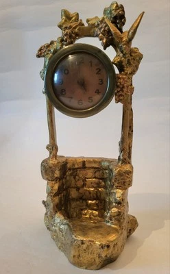 pendule ancienne en Bronze  - Photo 1/4