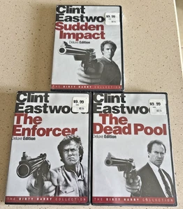 Sudden Impact + The Enforcer + The Dead Pool DVD, Deluxe Edition) Free Shipping - Foto 1 di 2