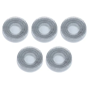 5pcs Bristle Disc 3" 120 Grit Abrasive Coating Removal Disc for Metal, White - Picture 1 of 8