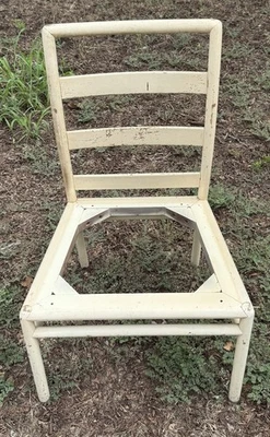 T.H. Silla de comedor con respaldo de escalera Robsjohn-Gibbings Widdicomb modelo 4209 (A) Foto 1 de 4