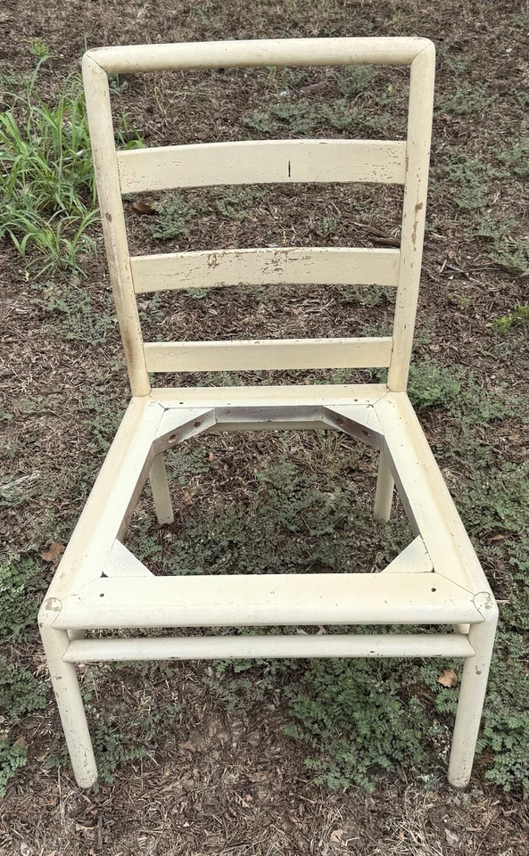 T.H. Silla de comedor con respaldo de escalera Robsjohn-Gibbings Widdicomb modelo 4209 (A) Foto 1 de 4