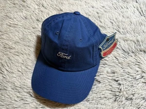 NWT American Needle Ford Motor Co Hat Classic Logo Cap Royal Blue Licensed - Picture 1 of 5