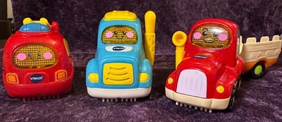 VTech Toot-Toot Drivers Vehicle Bundle – Fire Engine, Fuel Tanker, Tractor &... - Image 1 of 4