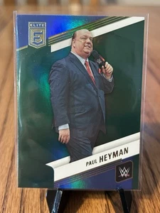 2023 WWE Donruss Elite #32 Paul Heyman Green Parallel Blaster Exclusive WWE HOF - Picture 1 of 2