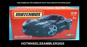 MATCHBOX POWER GRABS "2020 CIRVETTE C8" OVP UNGEÖFFNET ANSEHEN! - Bild 1 von 2