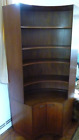 Vintage Original 1960s G-Plan Curved Bookshelf & Cupboard Unit Below