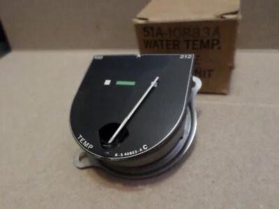 Ford Deluxe 1946 1947 como nuevo tablero indicador de temperatura 51A-10883A Foto 1 de 3