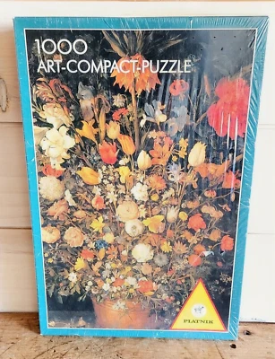 1000 Piece Puzzle Breughel Flowers Sealed Floral Bouquet Art Piatnik Austria NEW - Image 1 of 4