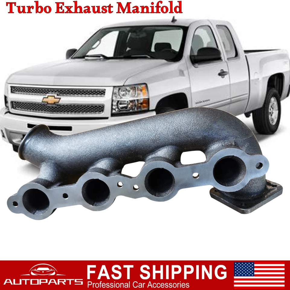 Colector de escape turbo para Chevy Silverado GMC Sierra 1500 LS Vortec 1999-2013 Foto 1 de 4