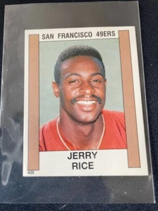 1988 Jerry Rice 49ers  Panini Sticker #408 hof rare - Picture 1 of 2