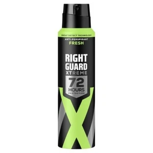 Pack of 5 x Men Right Guard Xtreme Silver Fresh Blast Antiperspirant Deo 150ml - Picture 1 of 1