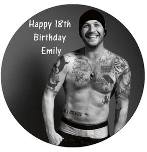 Tom Hardy Edible Personalised Cake Topper Edible Wafer Paper 7.5" - Picture 1 of 3