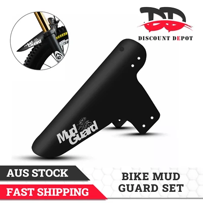 Bike Bicycle Cycling Fender Mud Guard Mudguard Front Rear MTB Mountain Tyre Set - image 1 of 4