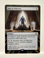 Idol of Oblivion Commander 2021 MTG Magic Hand Painted Altered Extended Art