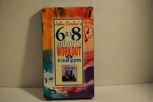 John Carleo's 6 to 8 minute workout for Total Gym, Exercise VHS video, - Imagen 1 de 3