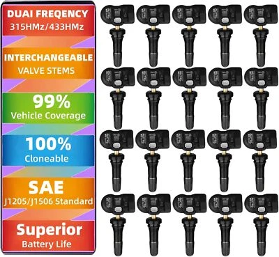 Autel MX-Sensor Paquete de 20 Sensor TPMS Universal Programable 315 y 433 MHz Goma Foto 1 de 4