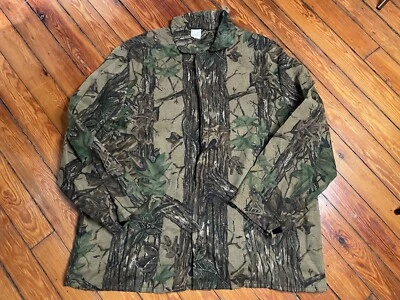 Vintage Realtree Camo Shirt Button Down Men XL Made USA Lightweight Maple Oak - Image 1 of 4