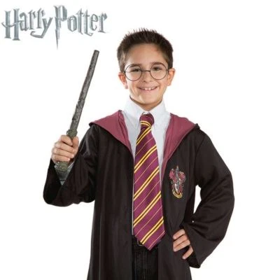 Oficial Harry Potter Corbata Gryffindor Elegante Vestido Disfraz Accesorio Foto 1 de 2