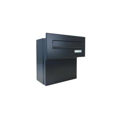 F-04 throw-through mailbox mailbox ral7016 anthracite grey wall thickness 18-27 cm - Image 1 of 4