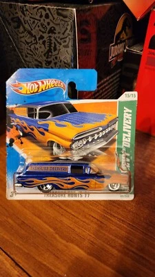 Hot Wheels 59 Chevy Delivery Treasure Hunt - короткая карточка - - Изображение 1 из 2