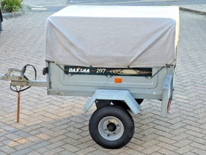 Erde Daxara 107 Tipping/Camping trailer, spare wheel, high & low covers & frame - Picture 1 of 18