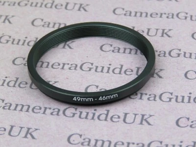 49mm to 46mm 49mm-46mm Stepping Step Down Filter Ring Adapter  - Image 1 of 2