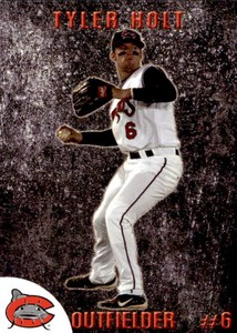 2012 Carolina Mudcats Team Issue #18 Tyler Holt Marion Indiana IN Baseball Card