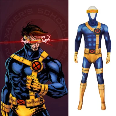 Cosplay X-Men 97 Cíclope Mono Superhéroe Scott Summers Adulto Hombre Body Foto 1 de 4