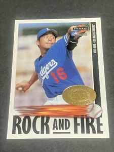 Score Hobby Reserve 1997 "Sello de Oro" #HR522 ¡Hideo Nomo! ¡Inserto paralelo de los Dodgers! - Imagen 1 de 2