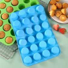 Cupcake tazza muffin torta forma silicone 24 cavità tazza muffin cottura