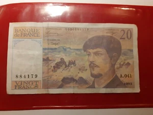 Banque de France 20 Francs Banknote 1993 - Bild 1 von 2