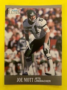 1991 FLEER ULTRA #105 JOE MOTT  NEW YORK JETS  091422