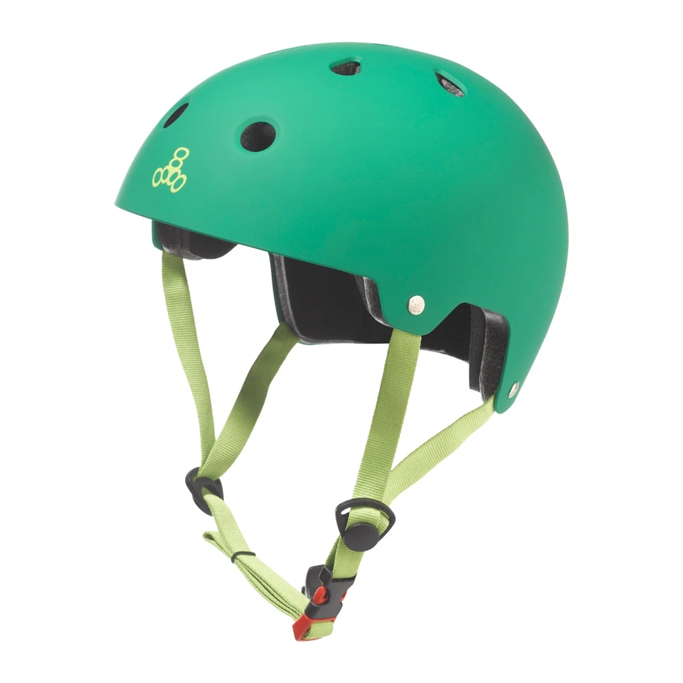Nuevo Triple Eight Doble Certificado Multideporte Casco Bicicleta BMX Patín Verde XS/SM Foto 1 de 1