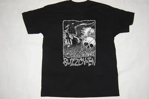 Camiseta negra de algodón talla completa Buzzoven Band Music For Lovers JK728 - Imagen 1 de 3