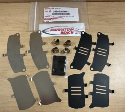 18-25 CAMRY 19-24 RAV4  Front Brake SHIMS Genuine Toyota Ceramic 04945-0E071 - Image 1 of 2