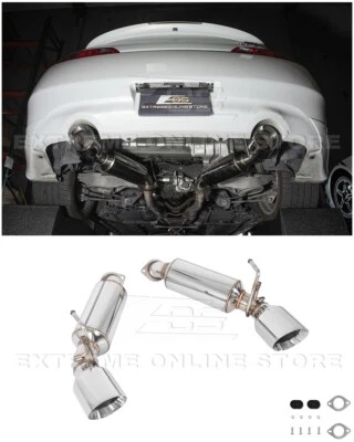 For 08-13 Infiniti G37 Coupe T-304 Muffler Axle Back 4.5 Inch Dual Tips Exhaust - Image 1 of 4