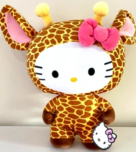 Giant Hello Kitty Plush Toy 20 inch tall Disguised Giraffe Sanrio New w/tag 2024 - Picture 1 of 5